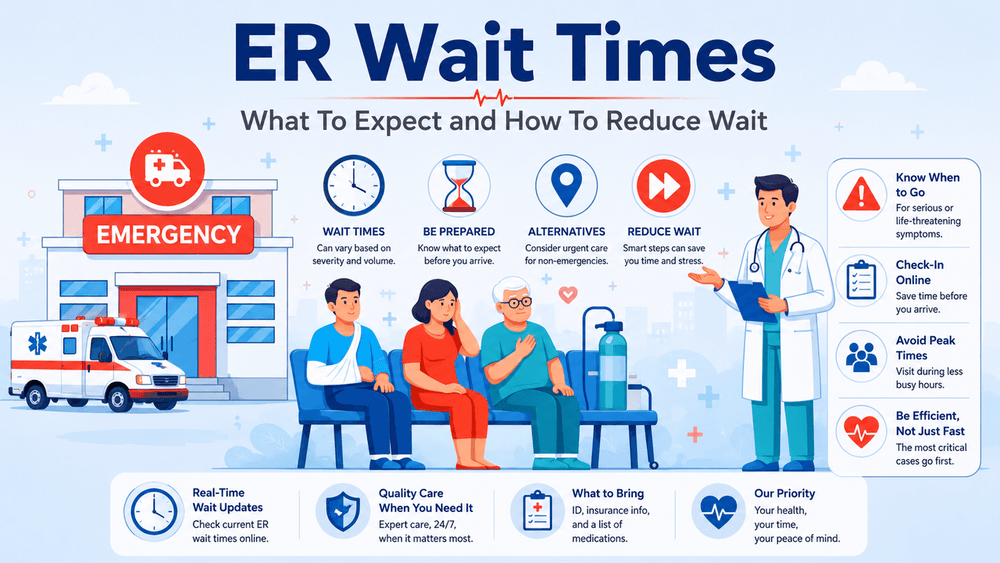 ER wait times, what to expect and how to reduce your wait