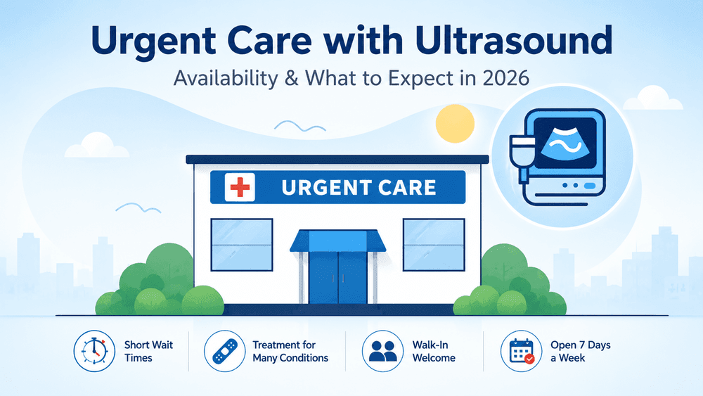 Urgent care with ultrasound, availability and what to expect