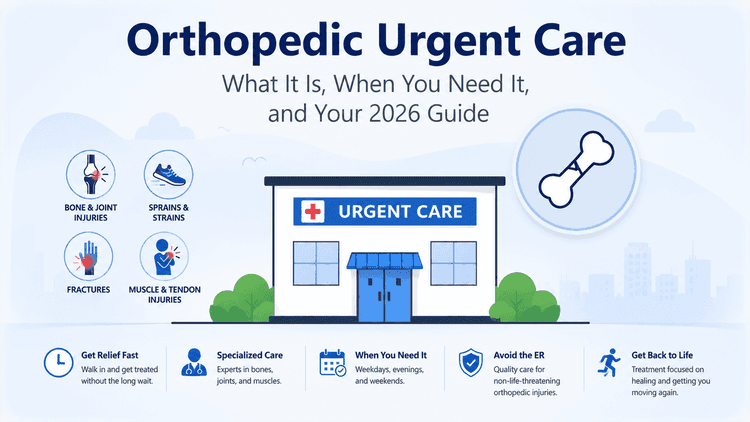 Orthopedic urgent care, what it is and when you need it