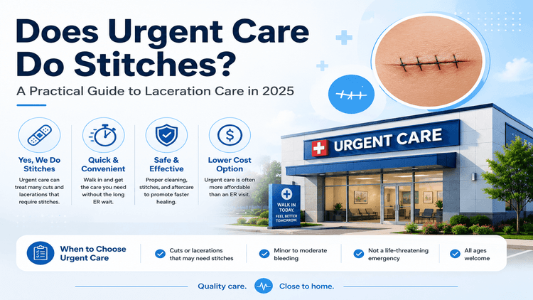 Does urgent care do stitches, a practical guide to laceration care