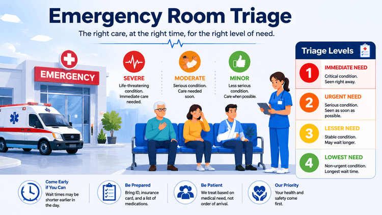 Emergency room triage, how it works and what to expect